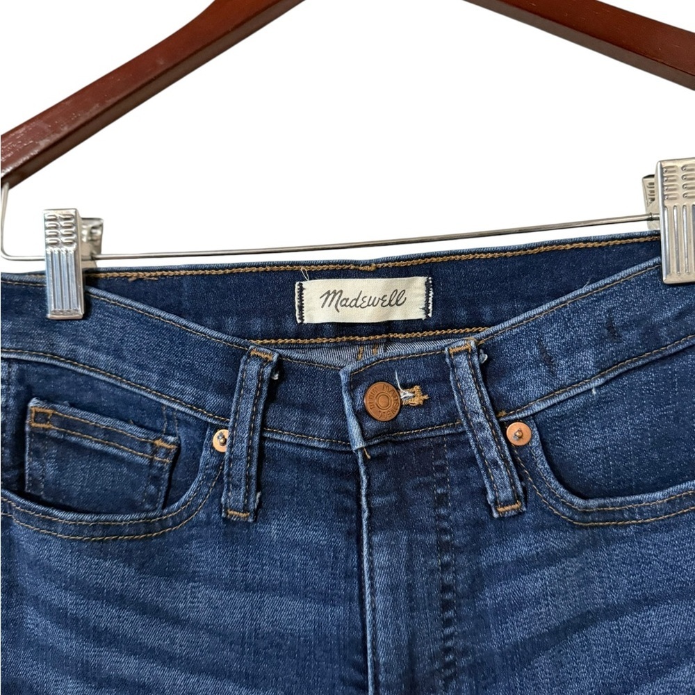 MADEWELL 10” High Rise Skinny Cotton Denim Jeans - Picture 4 of 8
